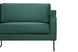 sofa 3 lugares berlin verde detalhe frente