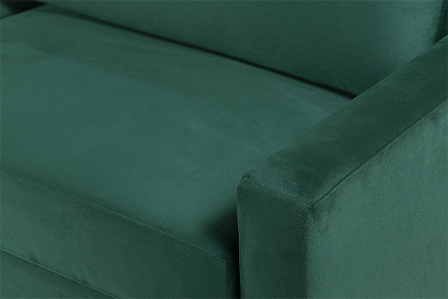 sofa 3 lugares berlin verde detalhe braço