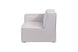 foto do sofá módulo direito maraú na cor bege visto de lado em fundo branco