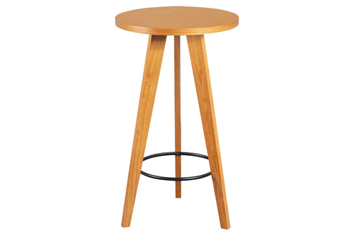 Mesa Bistrô Icatu Nozes vista de frente em fundo branco