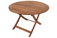 mesa de jantar redonda 120 dobravel jatoba aberta vista na diagonal