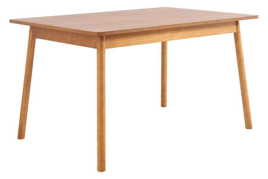 mesa de jantar baviera nozes em fundo infinito vista em perspectiva