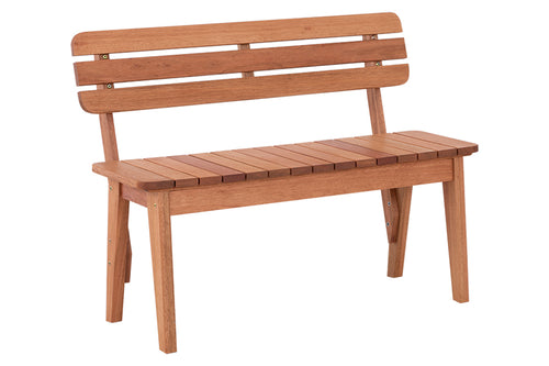 Imagem fundo infinito banco para jardim 2 lugares garden castanheira