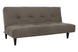 sofa para sala pequena cama denver marrom visto na diagonal visto como sofa