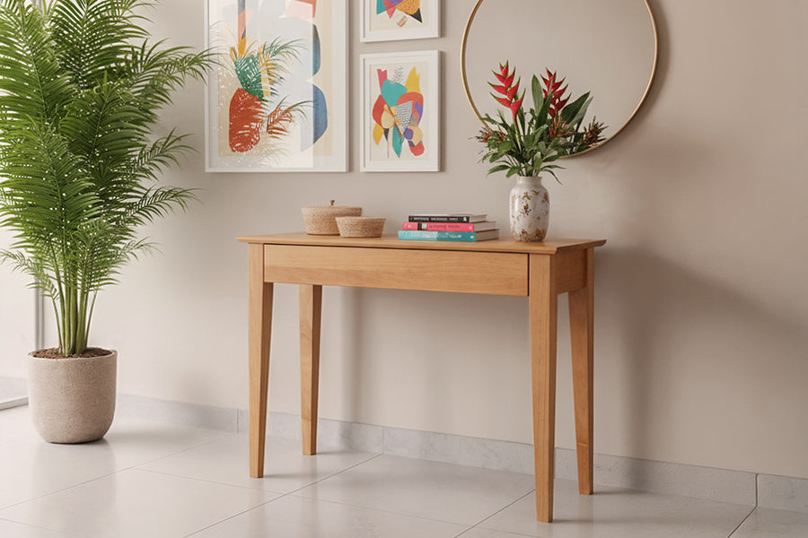 aparador ape ambientado no hall de entrada