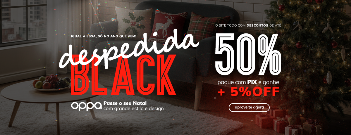 Despedida Black Móveis com até 50% Off