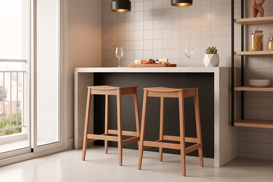 banqueta sabor caseiro ambientada na area gourmet