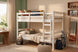 beliche solteiro astro branco ambientado no quarto infantil