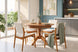 cadeira ada e mesa tea ambientadas na sala de jantar