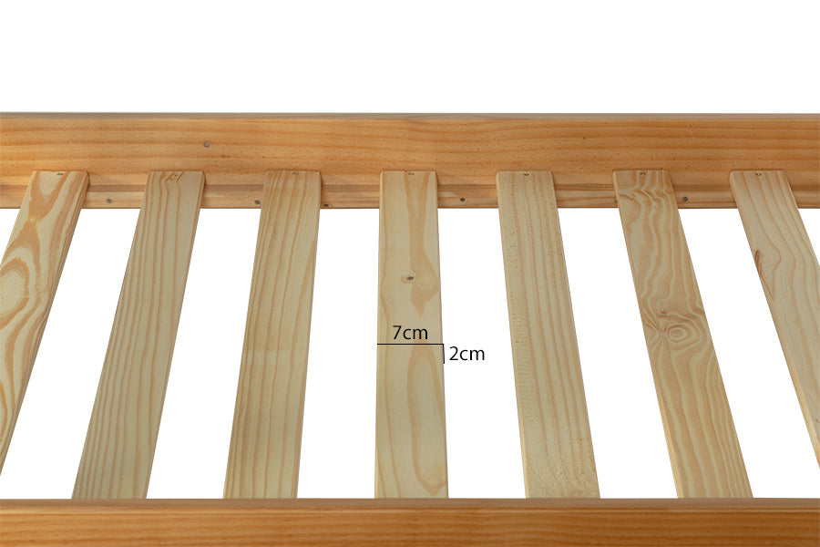 Beliche Solteiro Astro Âmbar Para colchão 88x188 detalhe estrado