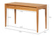 Mesa de Jantar Extensível Pina - Nozes com medidas