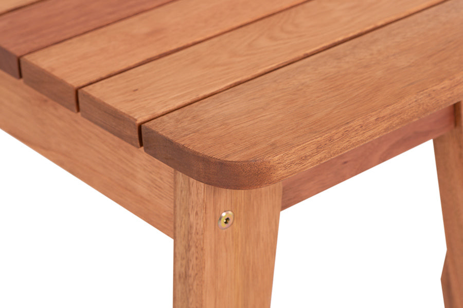 detalhe assento banco para jardim 2 lugares garden castanheira