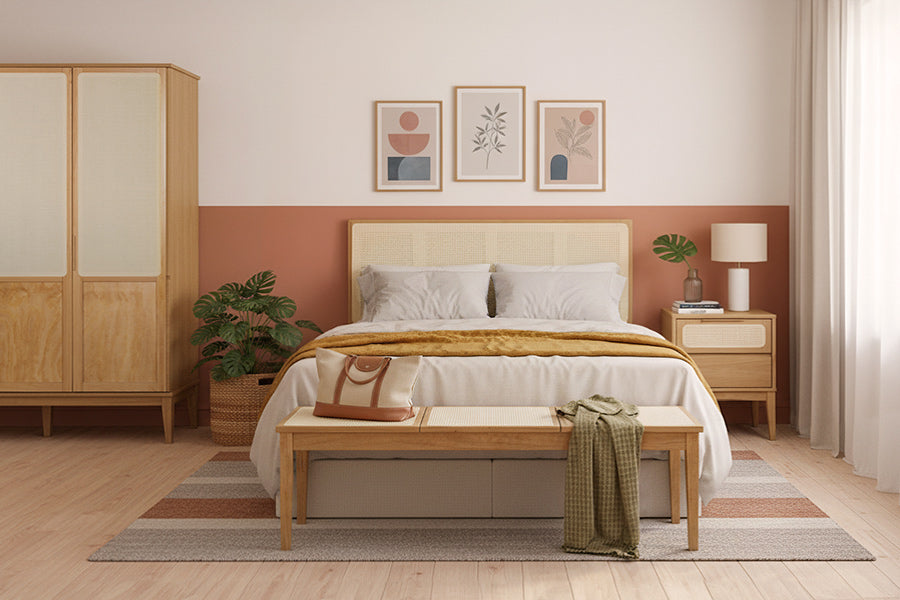 linha serena ambientada no quarto