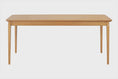 mesa de jantar cascais 180x90 mel visto em varios angulos