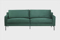 sofa 3 lugares berlin verde rotação