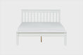 Cama de Casal Habitual Branco Para colchão 138x188 vista em varios angulos