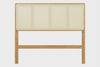 Cabeceira de Cama King Size Serena 195 cm - Mel vista em varios angulos
