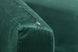 sofa 3 lugares berlin verde detalhe fecho da almofada