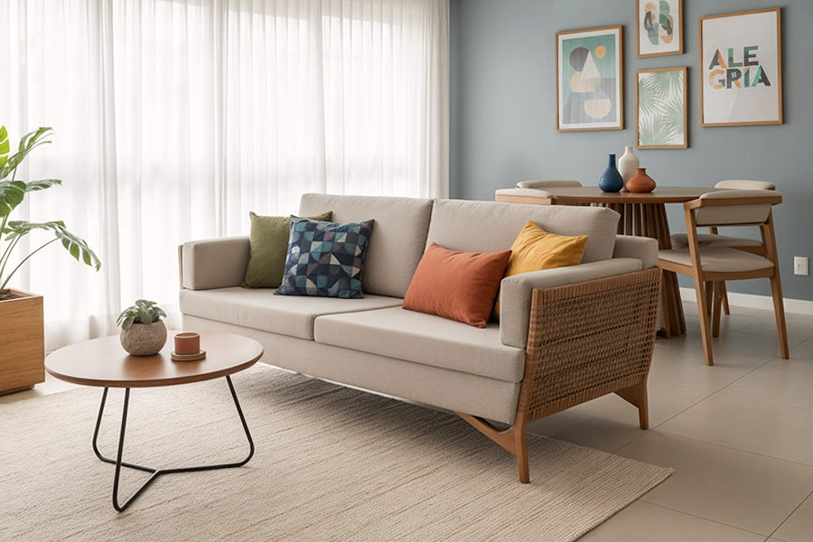 sofa ease e mesa de centro esae ambientas na sala