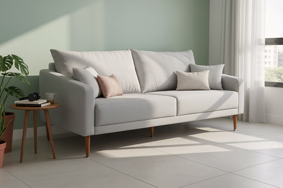 sofa malta ambientado na sala de estar