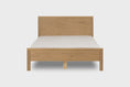 cama casal dener de madeira em gif mostrando vários ângulos