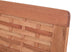 sofá madeira para sala traço castanheira em fundo infinito focando nos detalhes do encosto