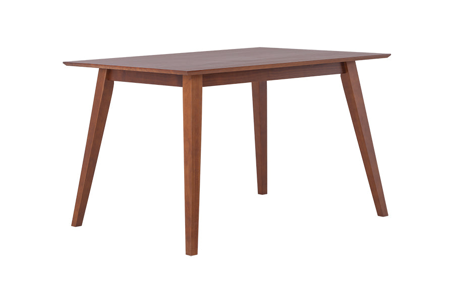 mesa de jantar 4 lugares para apartamento pequeno lotus caramelo vista na diagonal
