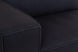 foto do sofa simples módulo direito maraú na cor grafite em fundo branco focando no tecido