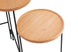 jardim vertical floreira articulável para jardim button natural em fundo infinito detalhe tampo