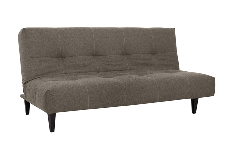 sofa para sala pequena cama denver marrom visto na diagonal visto como sofa