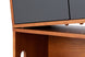caixa organizadora de brinquedo grande módulo 60x37 box com portas grafite em fundo infinito focando nos encaixes das duas caixas