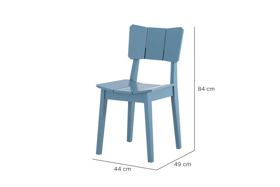 cadeira para escrivaninha uma azul claro em fundo infinito com medidas