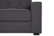 focando nos detalhes do sofa moderno dois lugares oslo cinza