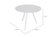 mesa de jantar 4 lugares redonda eme off white com medidas imporatntes descritas na imagem