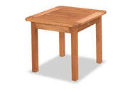 mesa de madeira lateral recanto jatoba em fundo infinito visto de frente