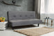 foto ambientada sofá alto denver cinza em sala de estar