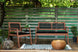 foto ambientada sofá 2 lugares de varanda e poltrona de jardim trança castanheira e corda preta em varanda