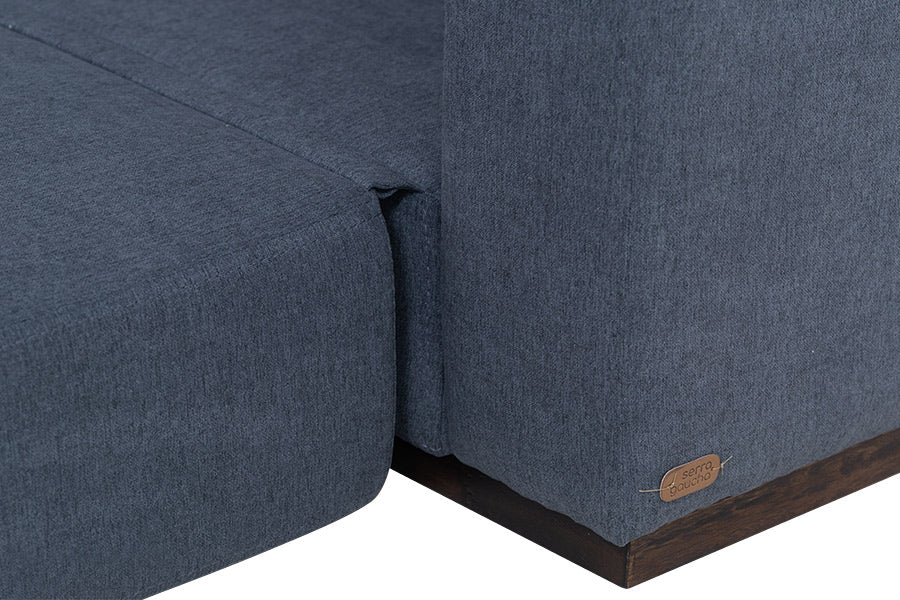 sofa cama vira grafite detalhe união almofadas