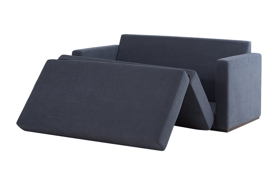 sofa cama vira grafite movimento almofadas